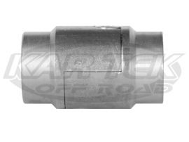 Straight Weld In Tube Clamp Connector Coupler For 2" Diameter 0.095 Wall Tubing