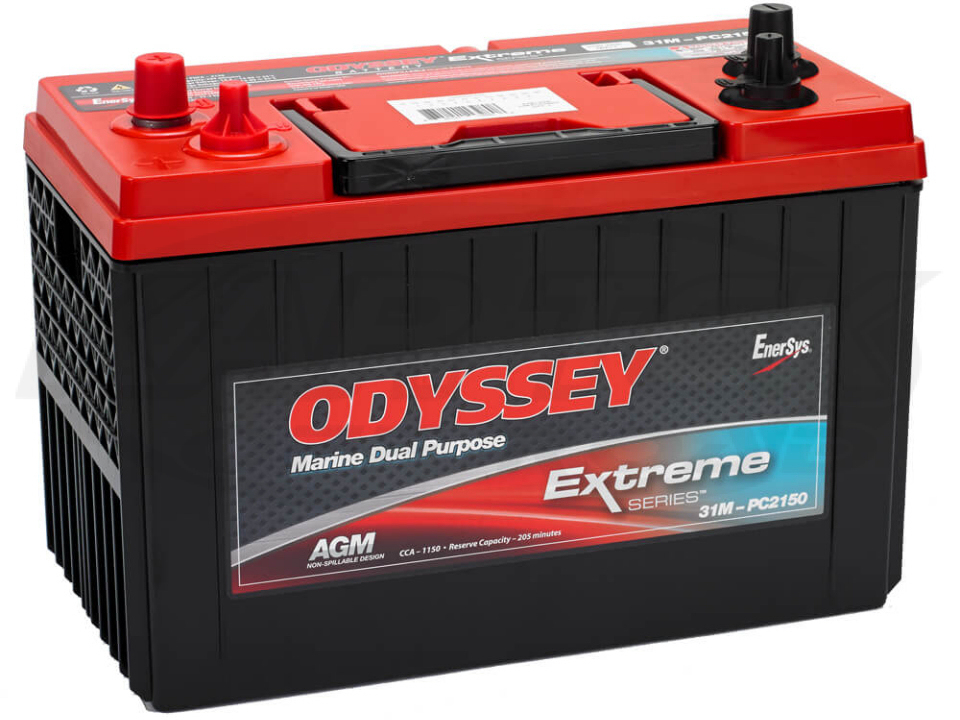 Odyssey Group 31 PC2150 Marine Battery With Left Side Positive Battery