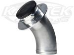 Ogawa Enterprises 45 Degree Remote Fuel Filler Neck With Billet Aluminum Cap For 2" Hose