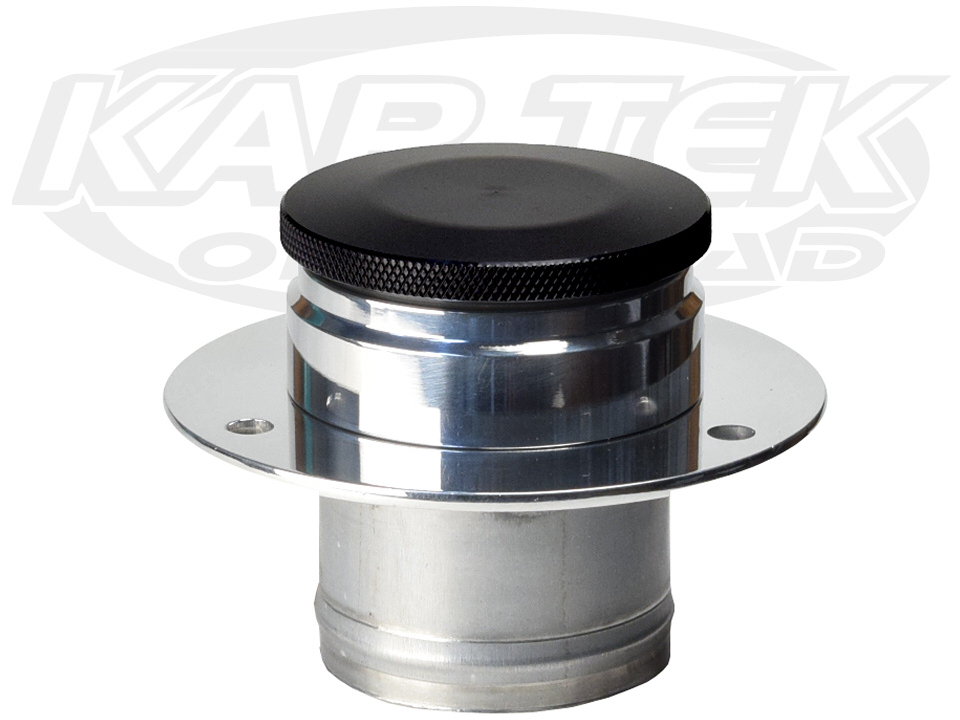 Ogawa Enterprises Straight Remote Fuel Filler Neck With Billet Aluminum