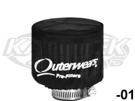 OUTERWEARS 3-1/2 in OD 6 in Tall Red Pre Filter Air Filter Wrap P/N 10-1010-03