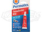Permatex 27100 Red High Strength Nut And Bolt Threadlocker 6 mL Tube