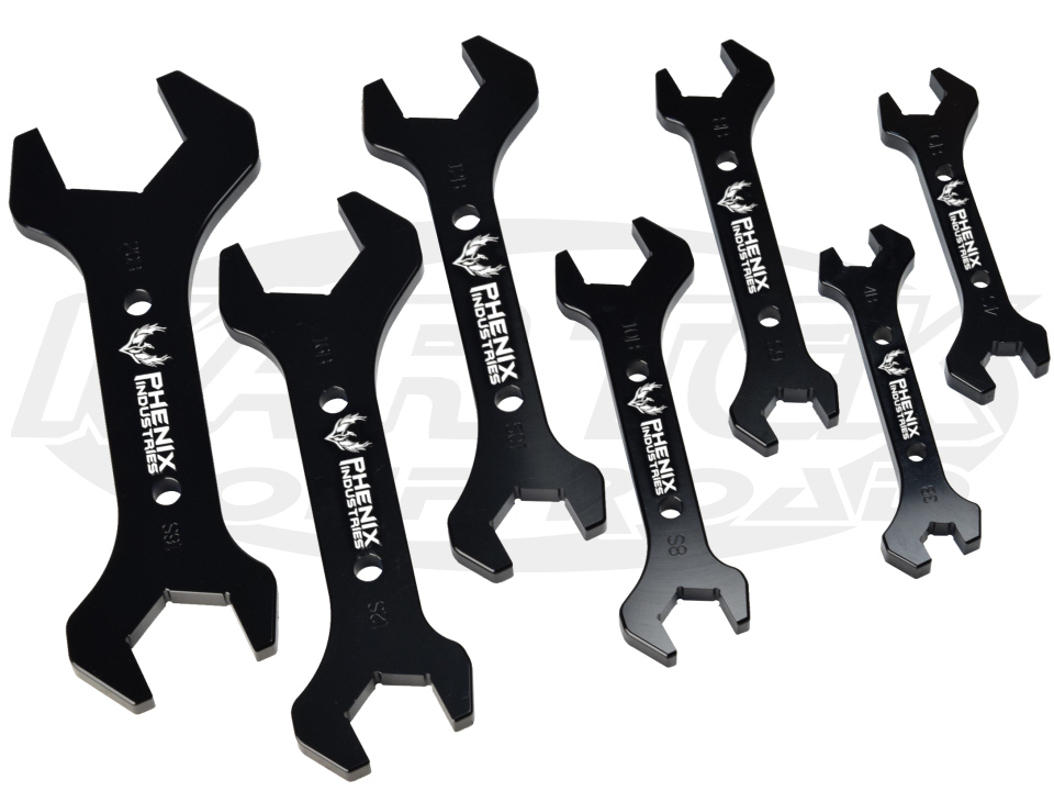 Phenix Industries Billet Aluminum Double Ended Combo AN Wrenches