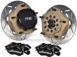 PME Porsche 930 Rear Midboard Micro Stub Brake Kit With 4 Piston Calipers 11-7/8" Rotors