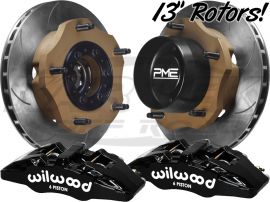 PME Dakar Series Porsche 934 - 33 Spline Midboard Floater Hub Kit 6 Piston Calipers 13" Rotor