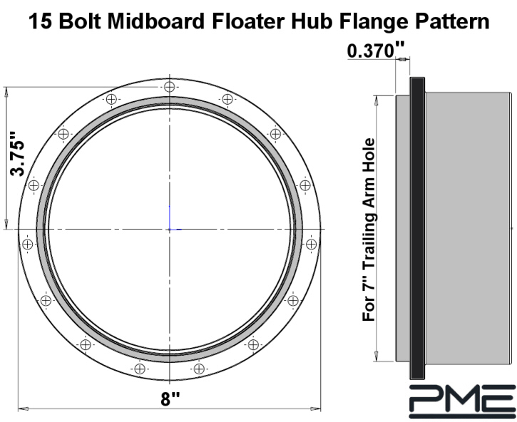 15 bolt arm plate diagram