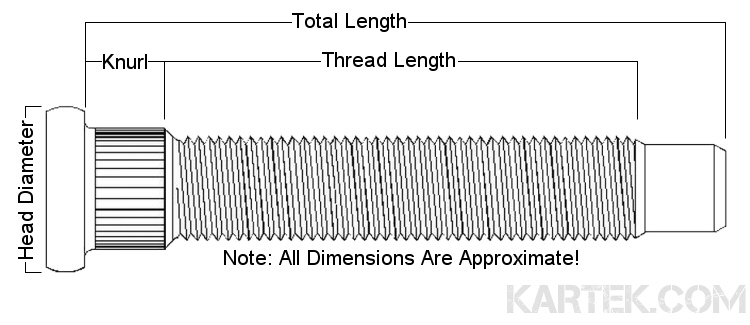 press in wheel studs diagram