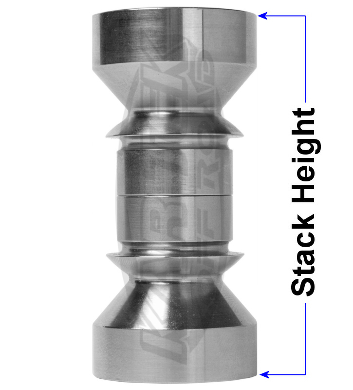 Stack height or width