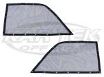 Late Model VW Beetle Baja Bug Mesh Style Snap-On Window Nets For Driver And Passenger Doors