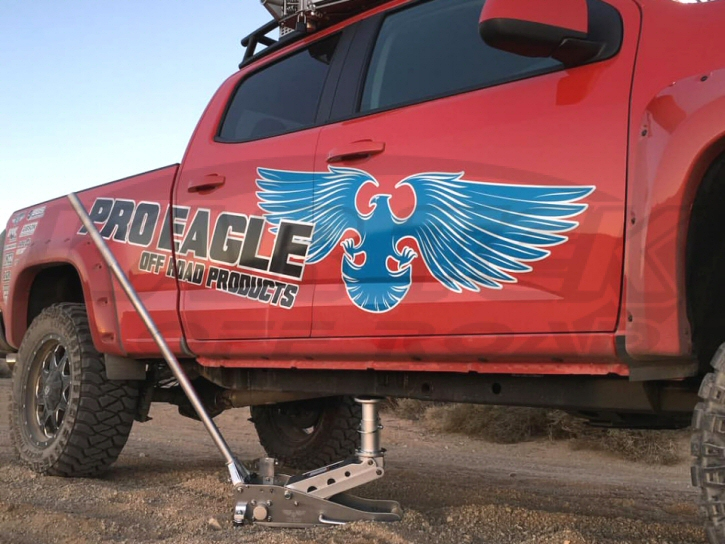 Pro Eagle Big Wheel Black 2 Ton Aluminum Floor Jack With