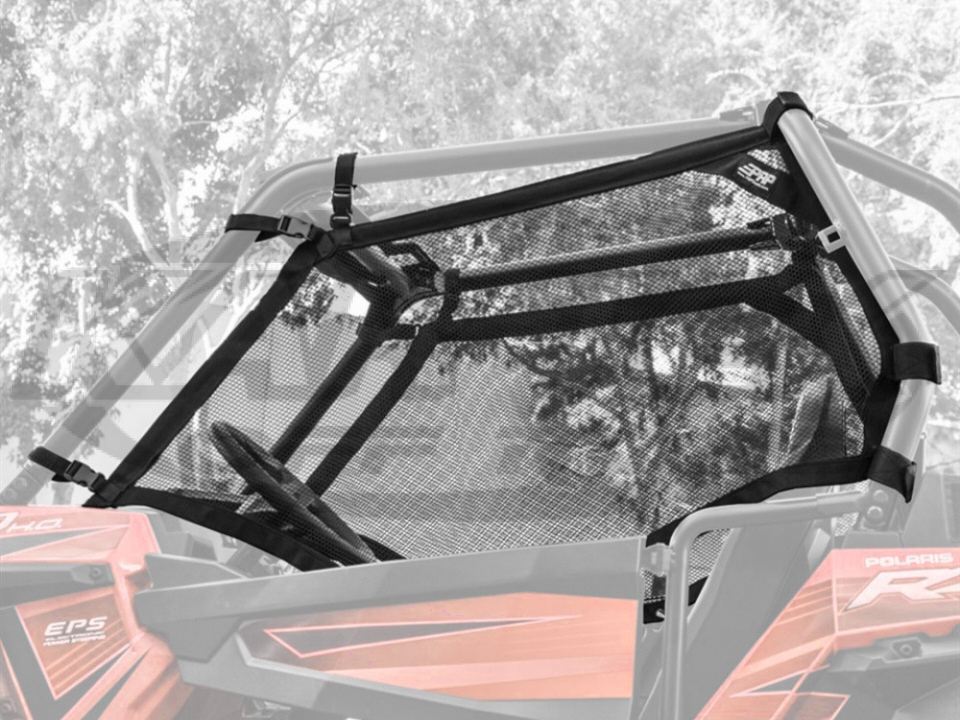 Polaris 2 Seat RZR XP1000 Mesh Style Window Nets For Driver And
