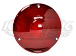 Replacement Red Lens For Standard 4" Diameter 3 Bolt Off-Road Or Trailer Lights