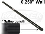 Speedway Engineering 1-1/4" Diameter 48 Spline .250" Wall Hollow Sway Bar 40-1/2" Long 1" Spline