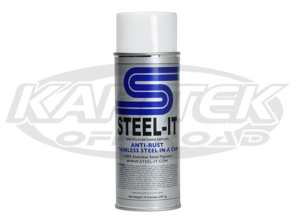 Steel-It Grey 1002 Polyurethane Anti-Rust Aerosol Coating Weather, Abrasion  And Corrosion Resistant - Kartek Off-Road