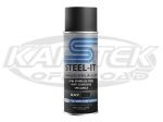 Steel-It Black 1012 Polyurethane Anti-Rust Aerosol Coating Weather, Abrasion And Corrosion Resistant