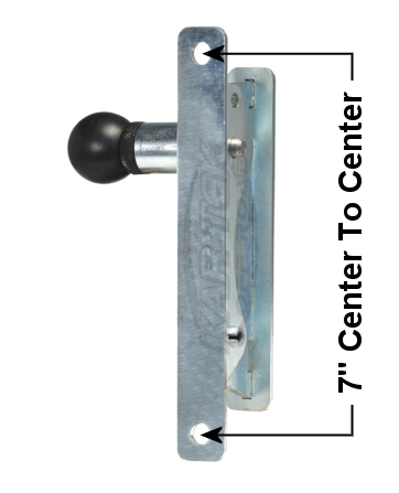 steel quick release fire extinguisher mounting bracket with hand pull knob