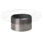 Steel Weld On Fuel Filler Neck 2-1/2" Outside Diameter 2-1/4" Inside Diameter 1-1/2" Tall 10 TPI