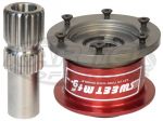 Sweet Red Anodized 6 Bolt Momo / Sparco / NRG / MPI Pattern 3/4" Steering Wheel Quick Disconnect