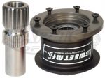 Sweet Black Anodized 6 Bolt Momo / Sparco / NRG / MPI Pattern 3/4" Steering Wheel Quick Disconnect