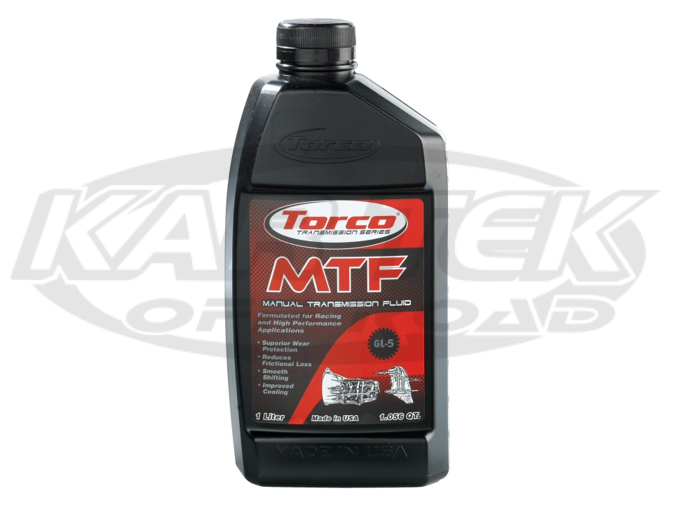 Torco MTF Manual Transmission Fluid API GL5 Light Viscosity 1 Quart