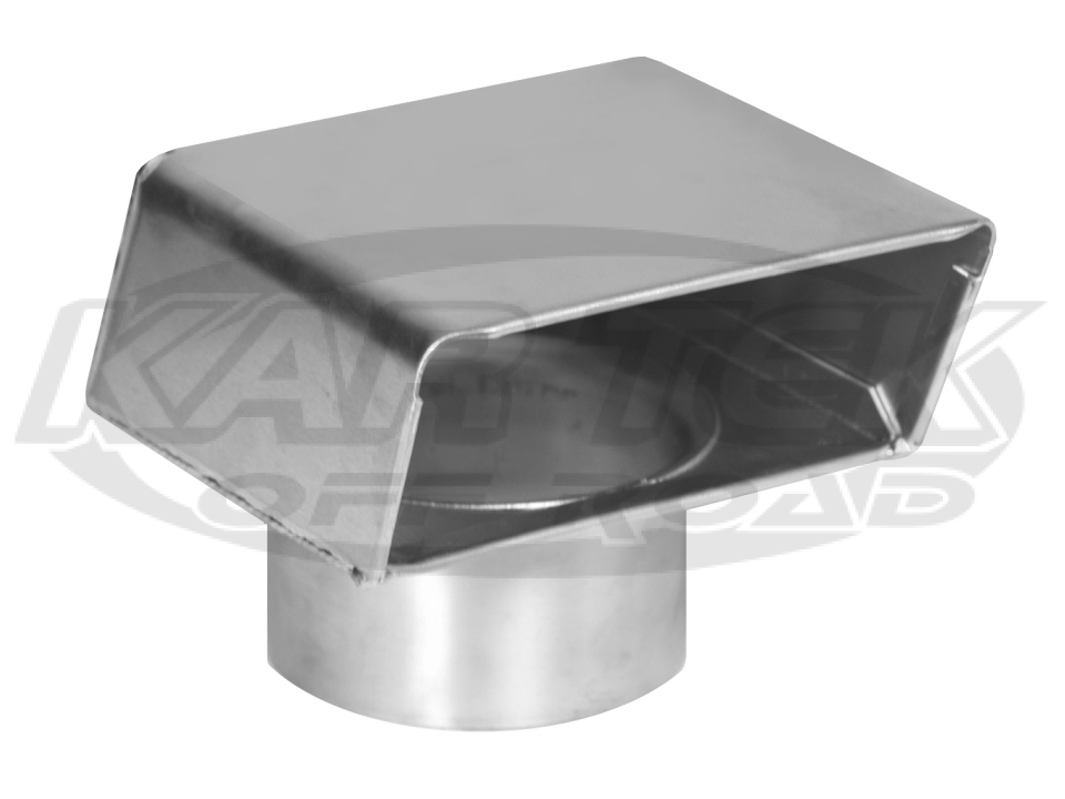 Kartek OffRoad 4" Diameter Air Filter Intake Scoop Allows You To Duct