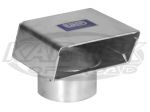 UMP 4" Diameter Air Filter Intake Scoop Allows You To Duct The Intake Away From Dirt And Debris