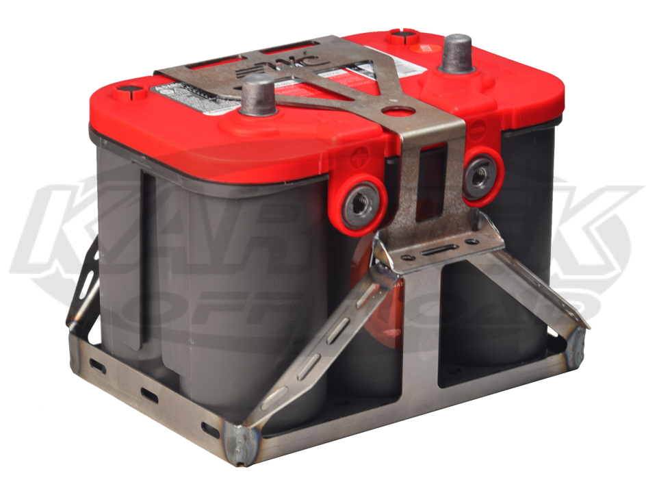 Lightweight Weldable Optima Battery Box For All Group 34/78 Blue, Red Or Yellow Top Optima Batteries - Kartek