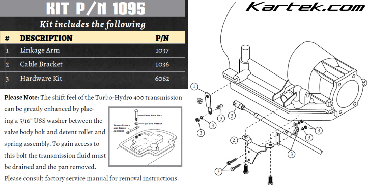 winters shifter transmission hardware kit instructions