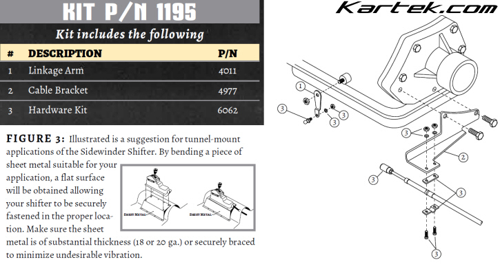 winters shifter transmission hardware kit instructions