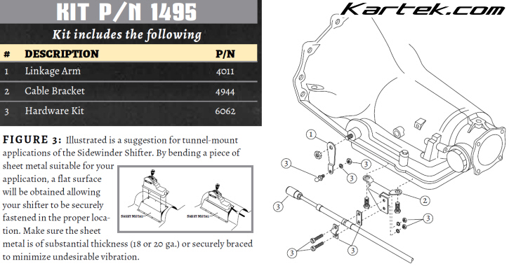 winters shifter transmission hardware kit instructions