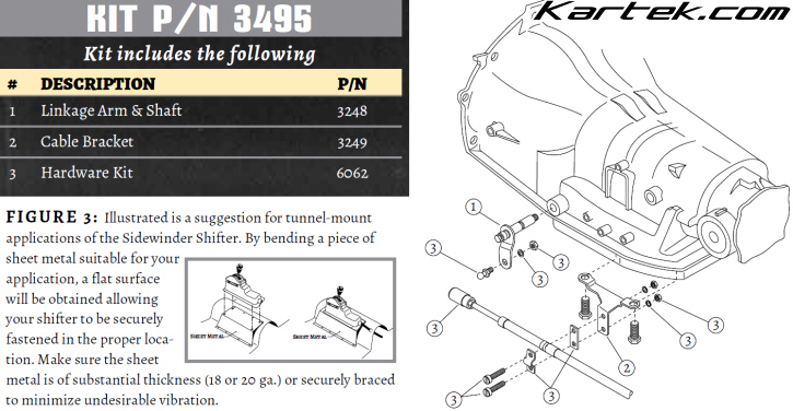 winters shifter transmission hardware kit instructions
