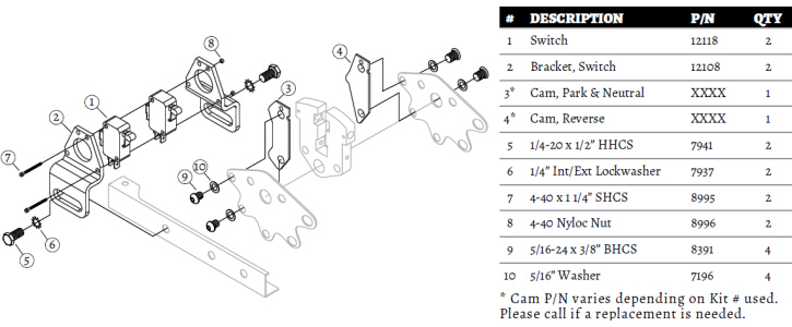 winters performance art carr maverick performance double safety switches instructions