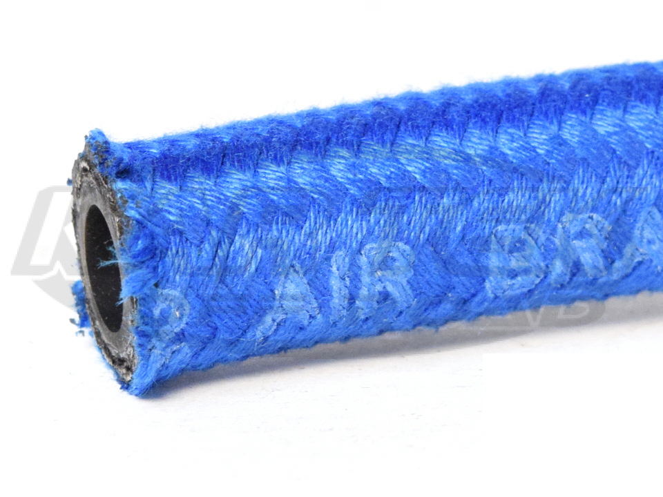 XRP Blue Cloth Braided High Pressure AN 8 Power Steering Hose 7/16
