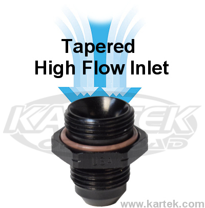 XRP Setrab oil cooler metric to AN adapter fittings high flow inlet