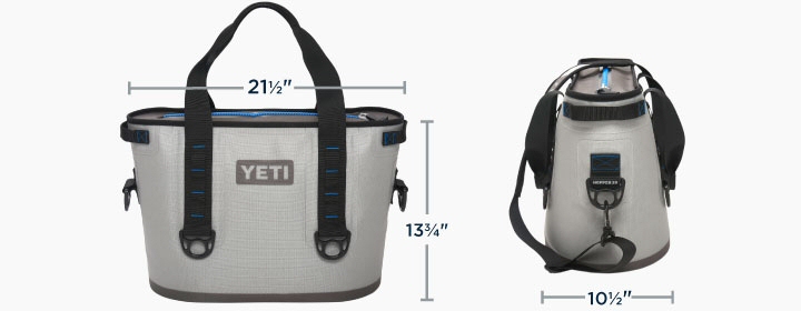 Yeti Coolers Hopper 20 Ice Chest Dimensions