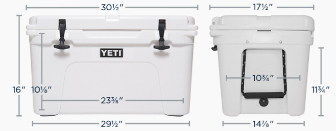 Yeti Coolers Tundra 65 Dimensions