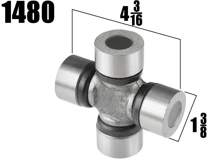 1480 drive shaft universal joint ujoint dimensions