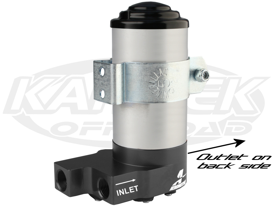 Aeromotive 11209 Black High Output Billet Aluminum Carburetor Fuel Pump With 3/8" NPT Inlet/Outlet