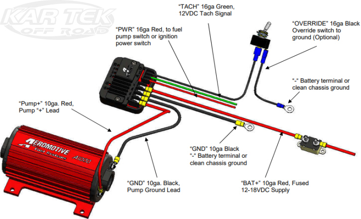 aeromotive 16306 fuel pump speed controller kit works with any fuel pump on any type of vehicle
