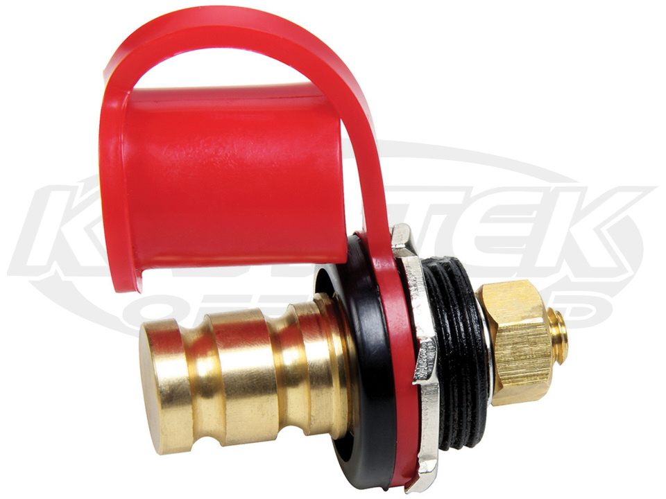 Allstar Performance 76140 Red Remote Battery Charging Post For 3/8" Battery Cables And 11/4