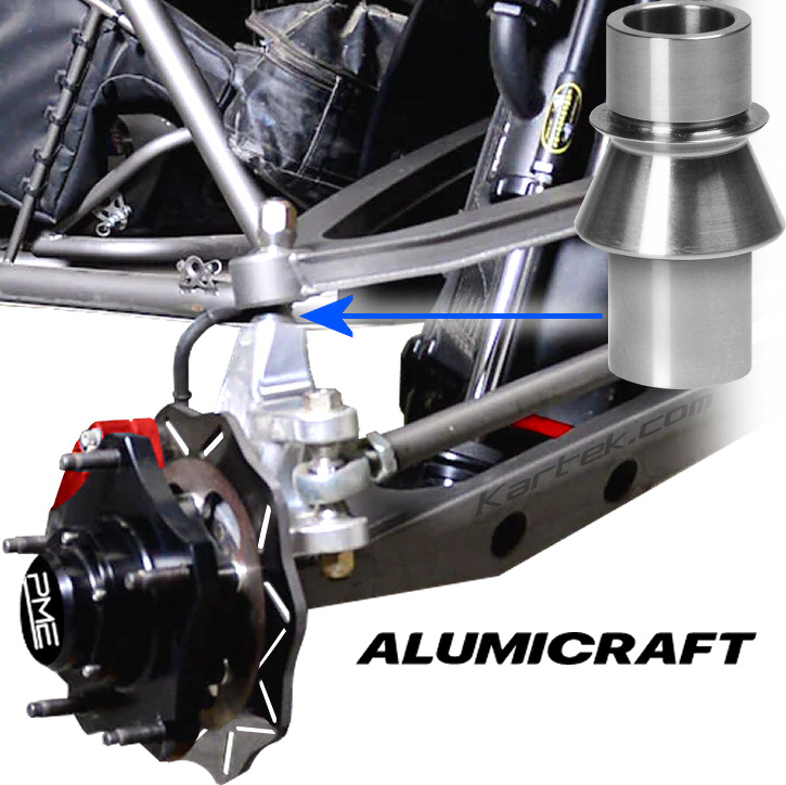 alumicraft offroad vehicles billet aluminum spindle upright