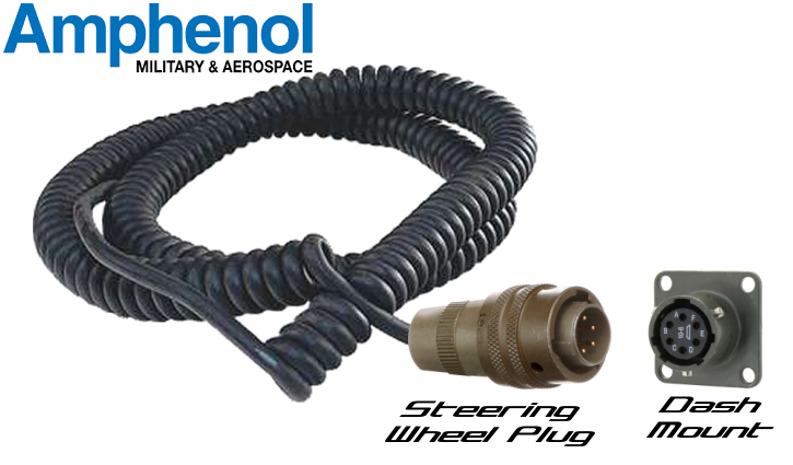 amphenol pt06w-10-6p connector pt02e10-6s-027 dash mount receiver