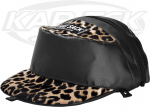 ANDI Leopard Print Vinyl/Nylon Hat Sack With Multiple Mounting Tabs And A Rollbar Or Handlebar Strap