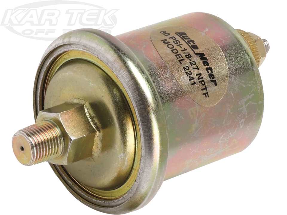 Autometer 2241 Replacement 80 PSI Oil Pressure Sending Unit For