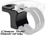 Axia Alloys Black Anodized Heavy Duty Whip Antenna or Light Mount With 1/2" Hole For Horizontal Tube