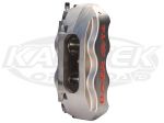 Baer Passenger Side T4 Nickel Coated Large 4 Piston Caliper Radial Mount For 3/8" Thick Rotors