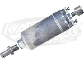 Bosch 0 580 464 151 Electric Fuel Injection Fuel Pump 14mm-1.5 Bottom Inlet 10mm-1.0 Outlet On Top Kartek Off-Road