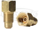 Wilwood 3/8"-24 Thread Male to Female 3/16" Inverted Flare American Brake Line Straight Adapter Ftg
