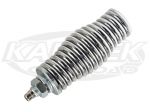 Buggy Whip RCA Style Whip Antenna Chrome Spring With Standard 1/2"-20 Thread