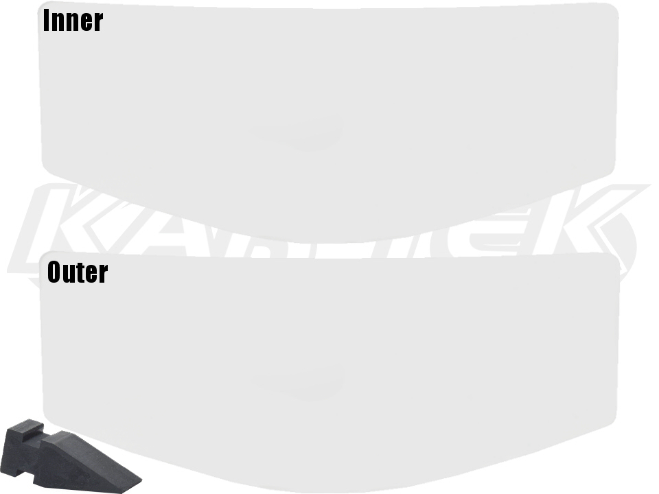 Cruz Armor HS014 Clear Klim Helmet DIY Self Healing Visor Protection